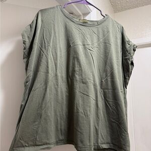 nuuds Sage Green Muscle Tee